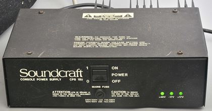 Soundcraft-200BVE desk and power supply